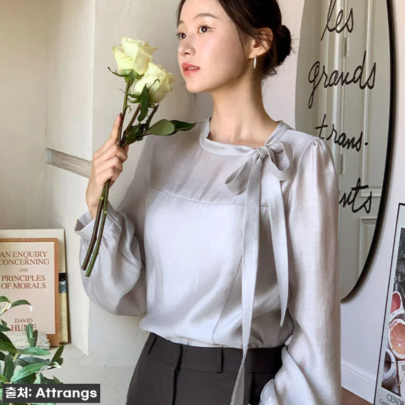 하객룩 고민 끝! 인생 블라우스 찾았 관련 이미지 1