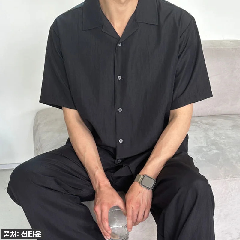 남자 반팔셔츠 오버핏 여름 쿨 오픈카 관련 이미지 3