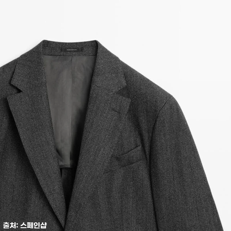 마시모두띠 헤링본 울블렌드 테일러드 관련 이미지 5