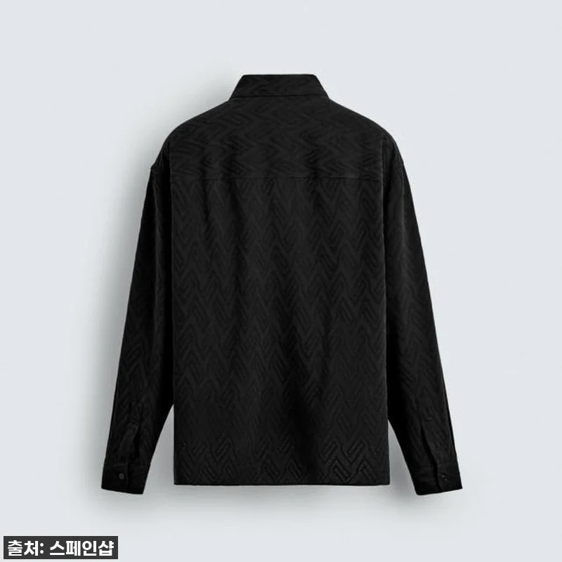 자라 지오메트릭 자카드 릴렉스핏 셔츠 관련 이미지 6