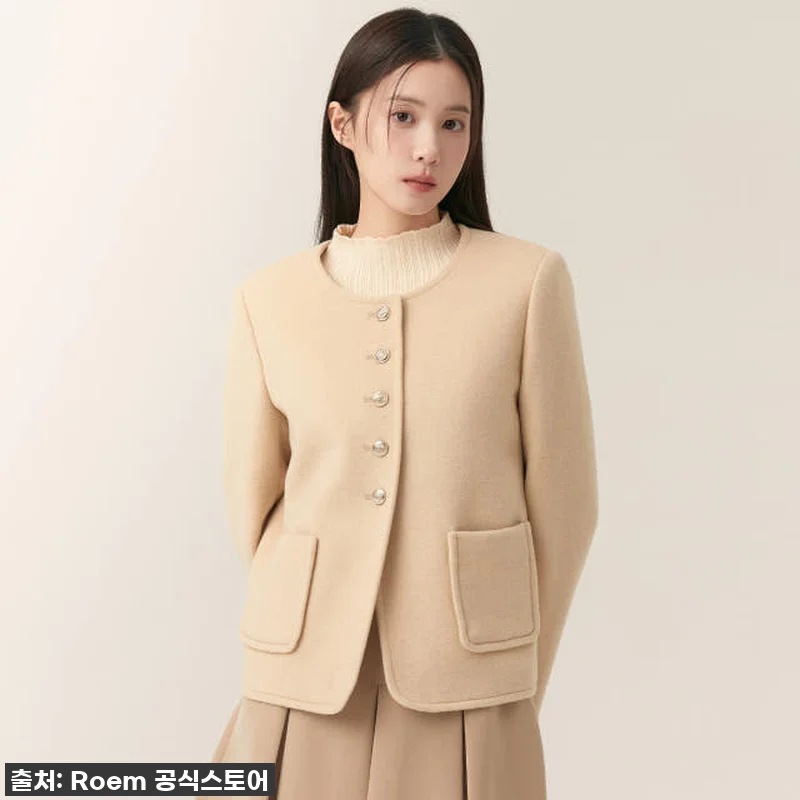 로엠 칼라리스 울 자켓 RMJKF11 관련 이미지 1