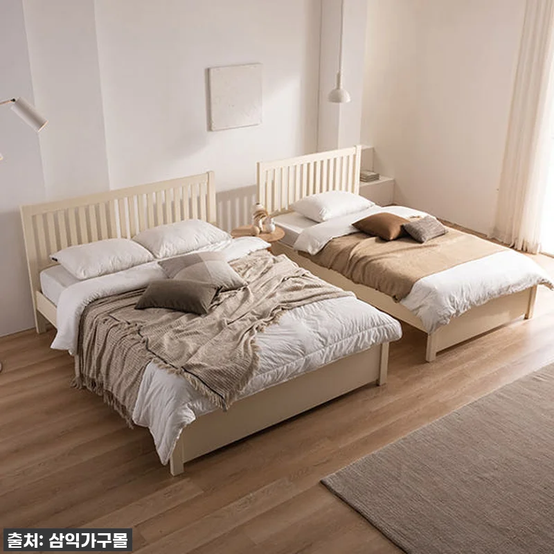 삼익가구 NEW어라운드 원목 침대 S 관련 이미지 4