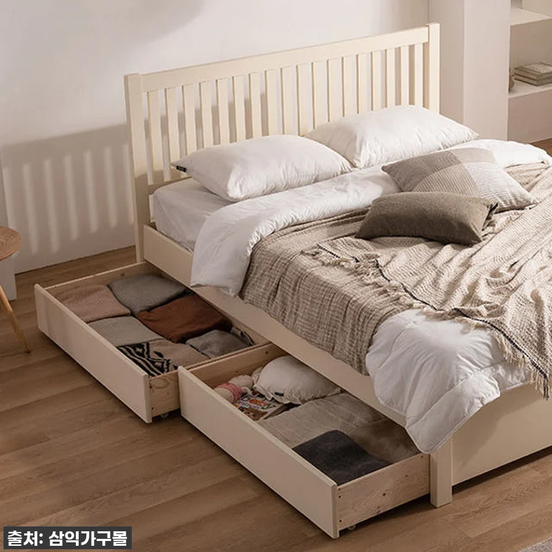 삼익가구 NEW어라운드 원목 침대 S 관련 이미지 5