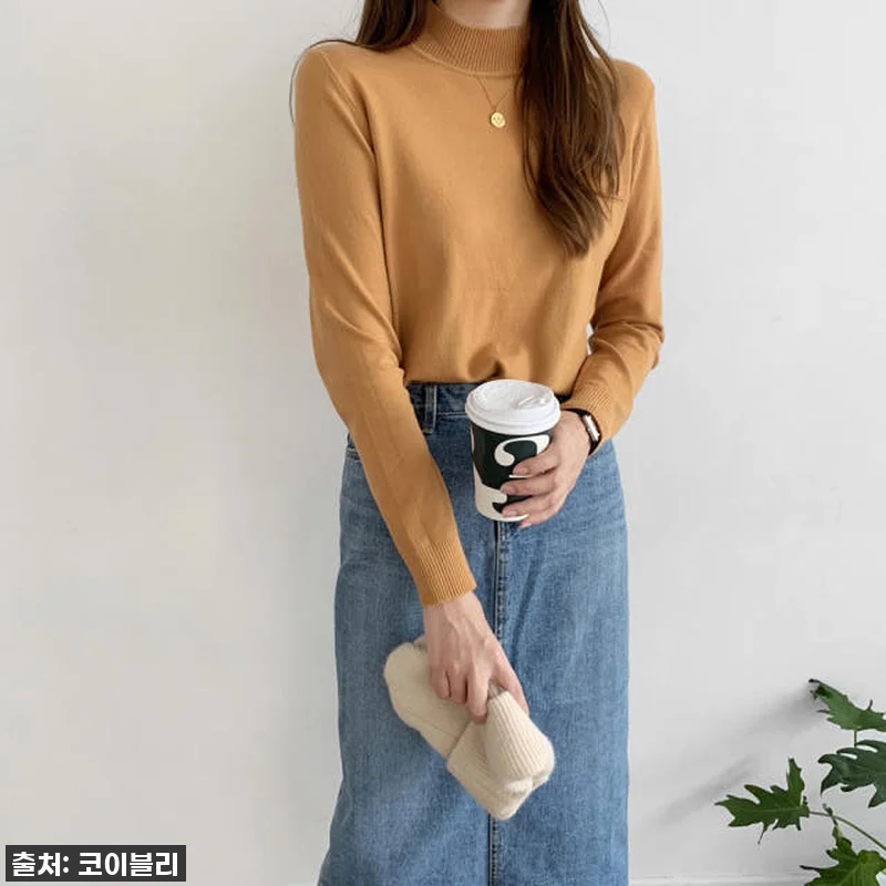겨울 필수템 등극! 💖 루즈핏 반목폴 관련 이미지 6