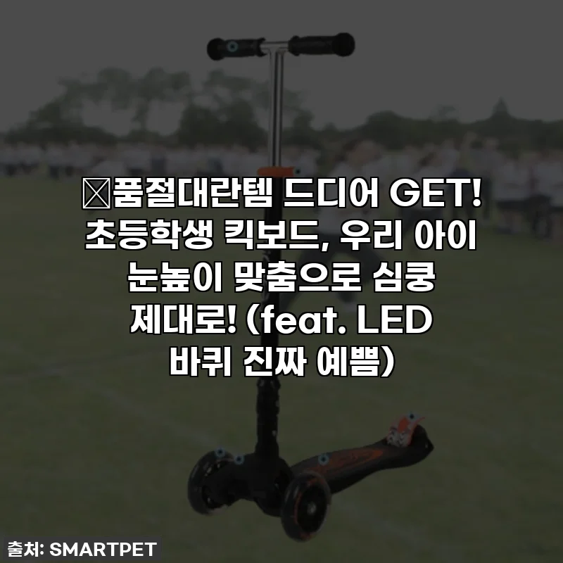 ✨품절대란템 드디어 GET! 초등학생 킥보드, 우리 아이 눈높이 맞춤으로 심쿵 제대로! (feat. LED 바퀴 진짜 예쁨)