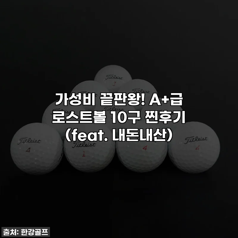 가성비 끝판왕! A+급 로스트볼 10구 찐후기 (feat. 내돈내산)