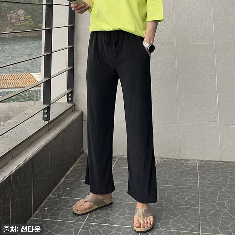 남자 여름바지 밴딩 쿨 아이스 팬츠 관련 이미지 1