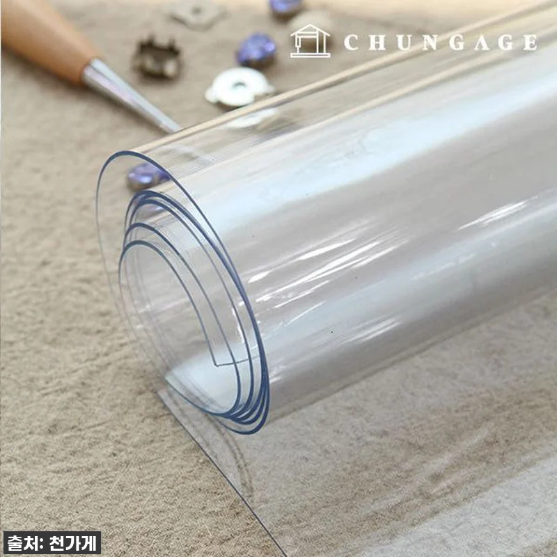 가성비 끝판왕! PVC 투명 비닐원단 관련 이미지 2