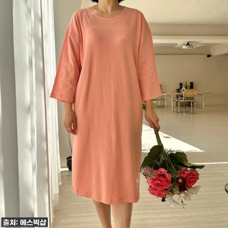 빅사이즈 자체제작 8부 소매 데일리 관련 이미지 2