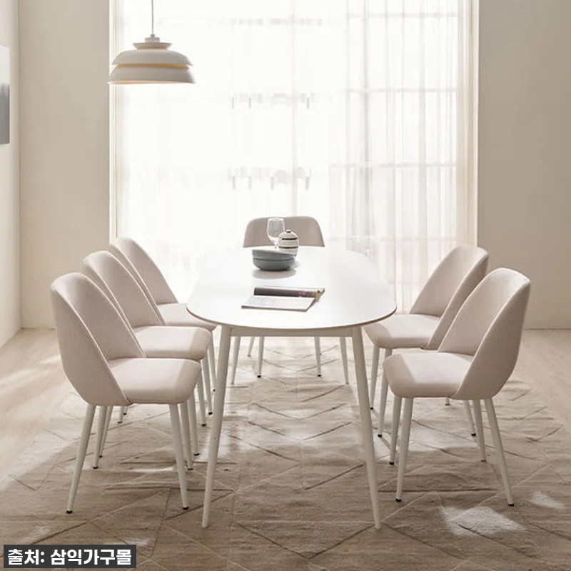 삼익가구 클랜 타원형 통세라믹 4인용 관련 이미지 3