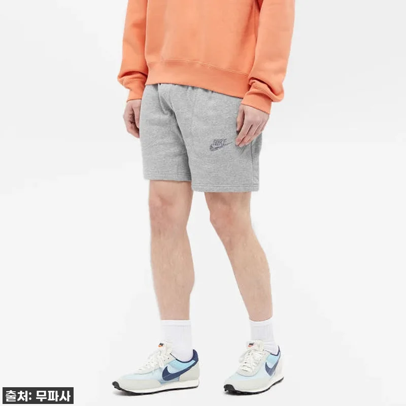 나이키 남성 트레이닝복 반바지 그레이 관련 이미지 4