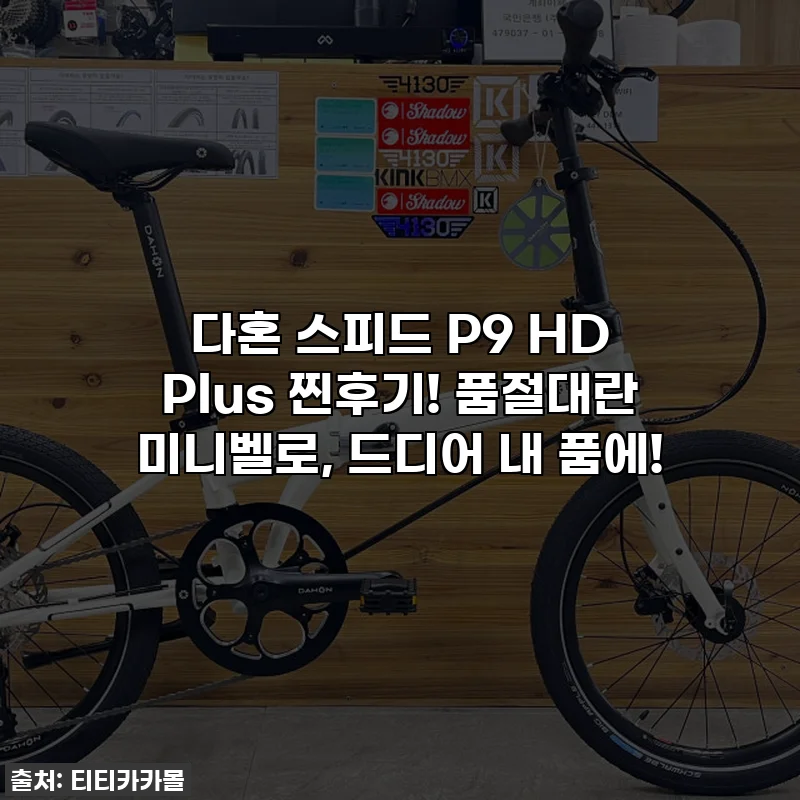 다혼 스피드 P9 HD Plus 찐후기! 품절대란 미니벨로, 드디어 내 품에!