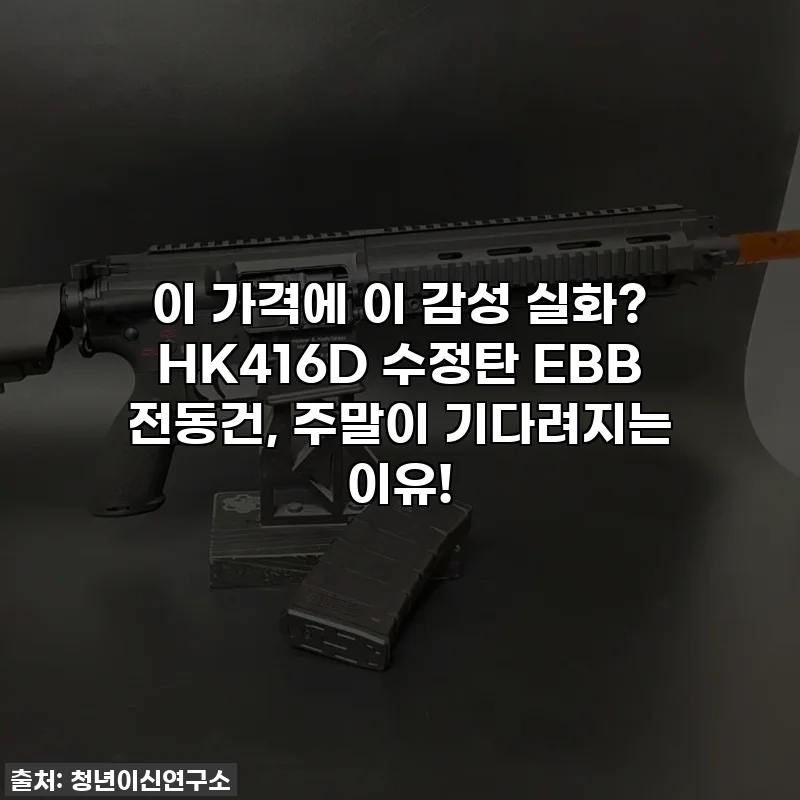 이 가격에 이 감성 실화? HK416D 수정탄 EBB 전동건, 주말이 기다려지는 이유!