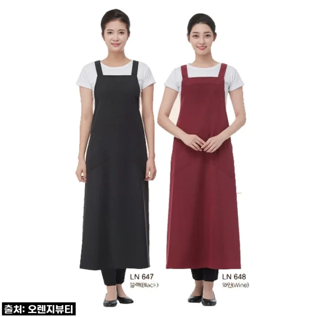 이슈템 득템! 라인가운 스트링 롱 유니폼 미용앞치마, 써보니 이거 진짜 물건이네요!