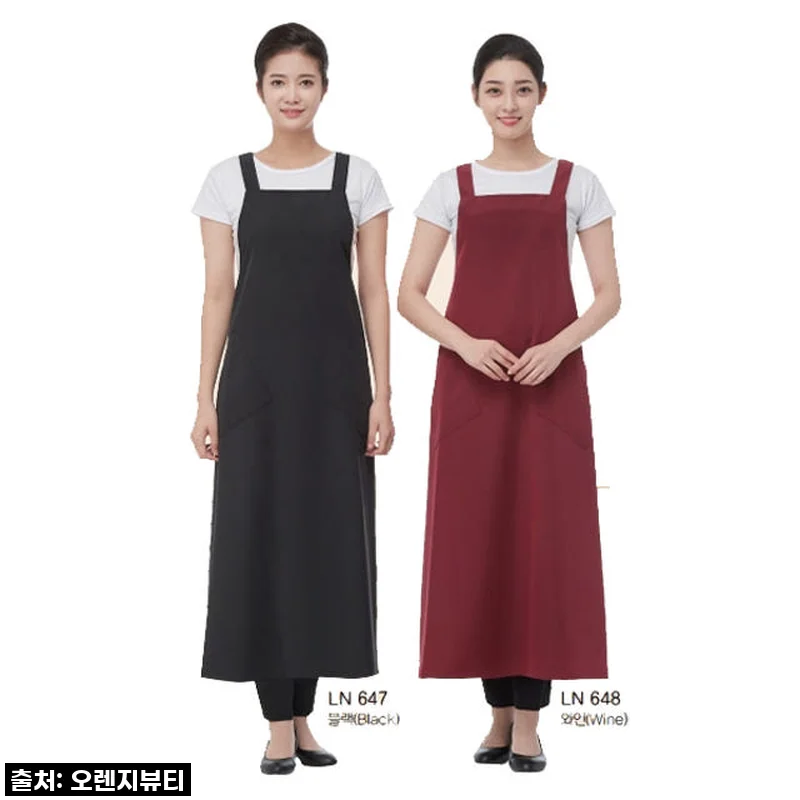 이슈템 득템! 라인가운 스트링 롱 유니폼 미용앞치마, 써보니 이거 진짜 물건이네요!