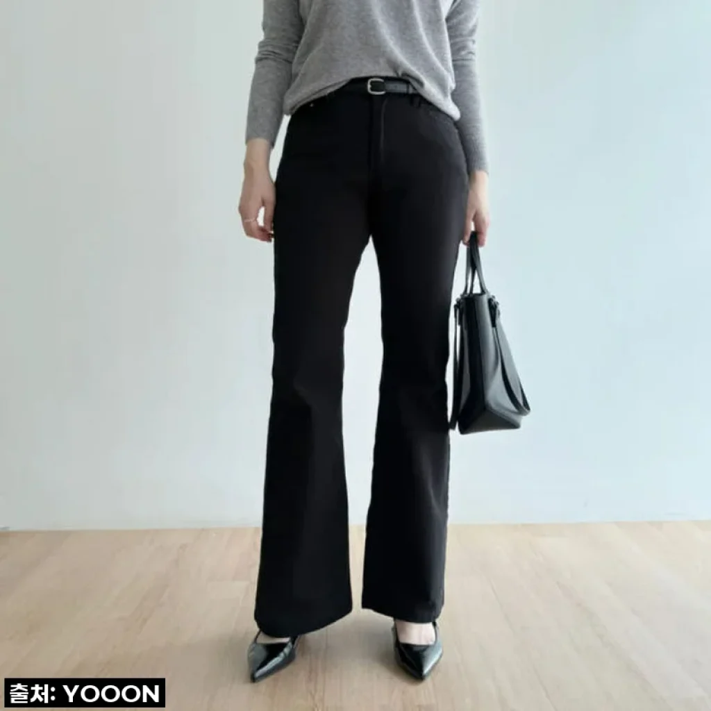 찐후기! 올겨울 인생바지 득템! 5% 할인에 무료배송까지, 블랙부츠컷 여성블랙진 솔직후기