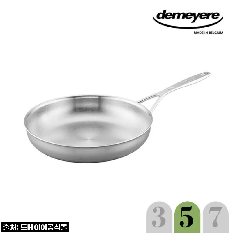 ✨주방 필수템 등극! 드메이어 인더스트리 5겹 스텐 프라이팬 24cm, 써보니 알겠네!✨