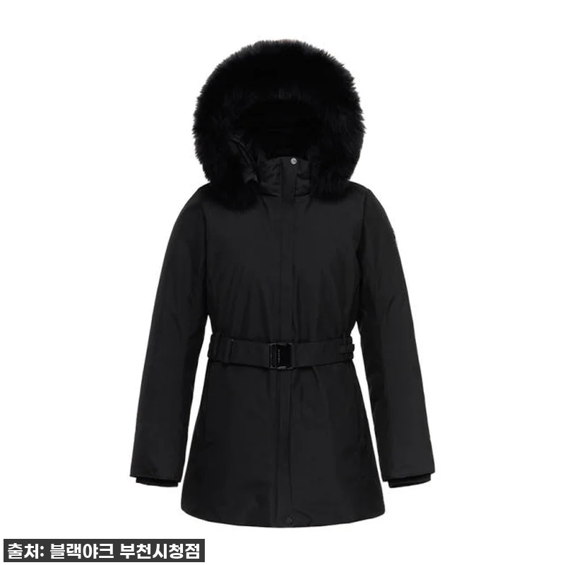 여성 벨트패딩 다운점퍼 구스다운 하프 관련 이미지 1