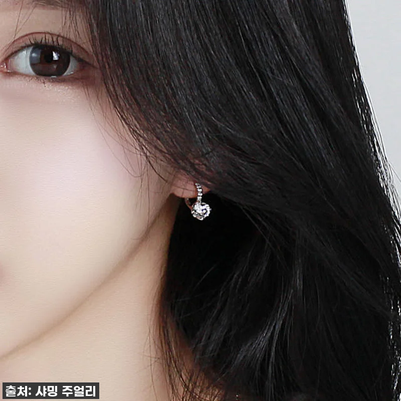 3부 다이아 귀걸이 천연 우신 G S 관련 이미지 1