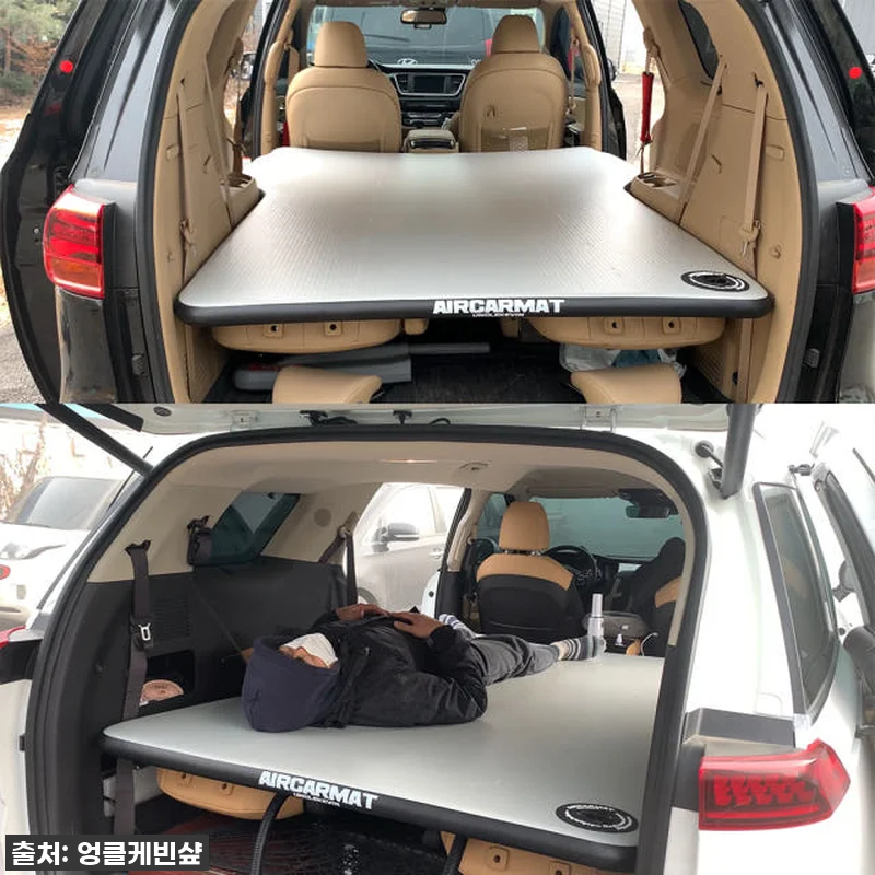 카니발 평탄화 에어매트 신형 더뉴 올뉴 그랜드 KA4 캠핑 차박 사용후기 8 카니발 평탄화 에어매트 신형 더뉴 올 관련 이미지 1