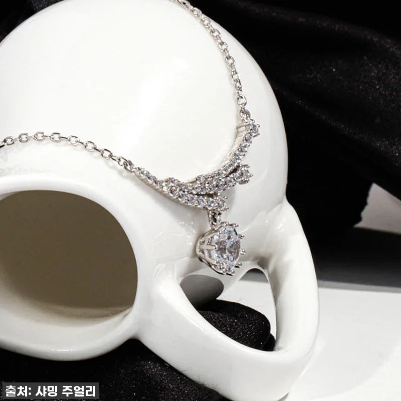 5부 다이아 목걸이 천연 현대 우신 관련 이미지 5