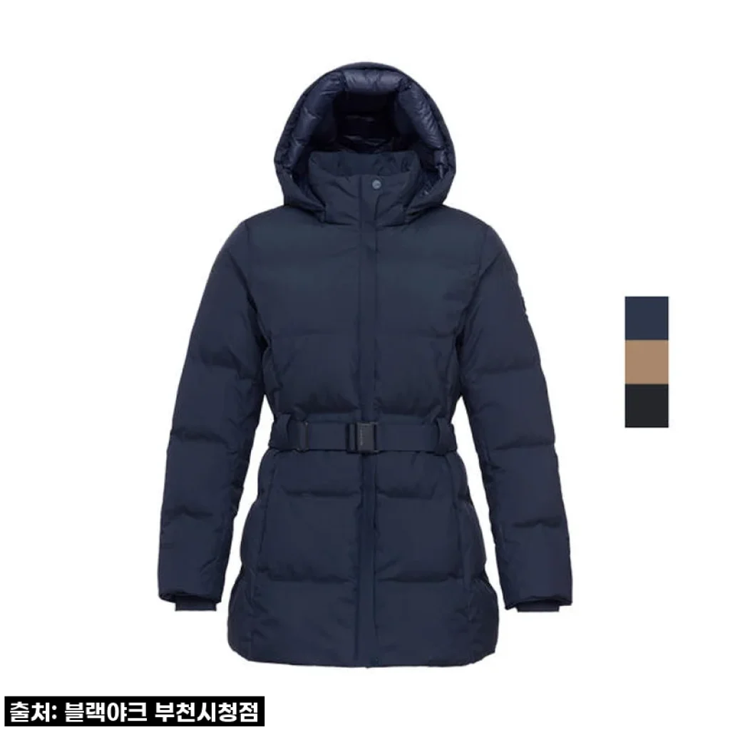 찬 바람 불어도 끄떡없네! '다운점퍼 여성구스패딩 벨트 겨울아우터' 솔직 후기