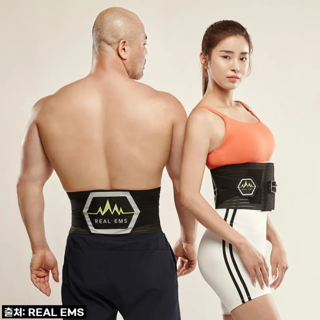 리얼EMS 챔피온 벨트, 내 약한 허리와 코어를 탄탄하게 잡아주는 홈트 필수템 솔직 후기!