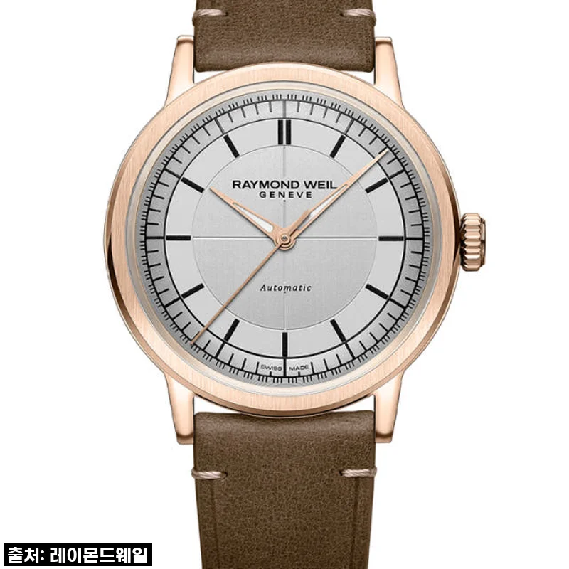 밀레짐 골드 실버 다이얼 가죽 39mm, 우아함과 실용성을 모두 잡은 인생 시계