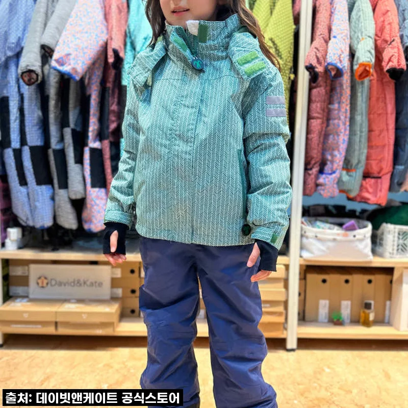우리 아이 첫 스키복? 데이빗앤케이트 주니어 아동 키즈 스키복 보드복 세트 MANU BLUE, 직접 입혀보니 겨울 놀이가 달라졌어요!