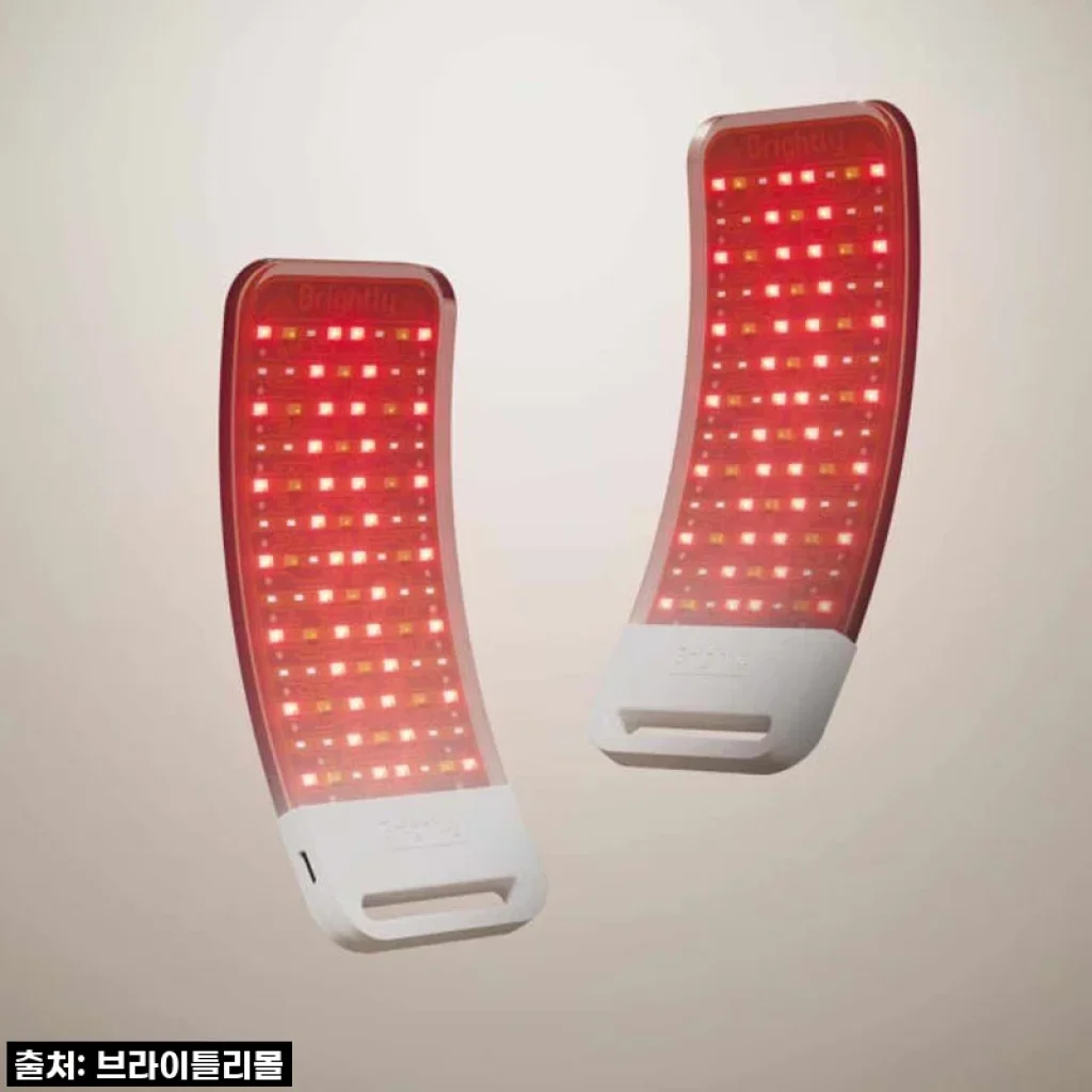 브라이틀리 웰니스 휴대용 LED 빛케어 패드로 뻐근한 일상에 활력을 되찾았어요!