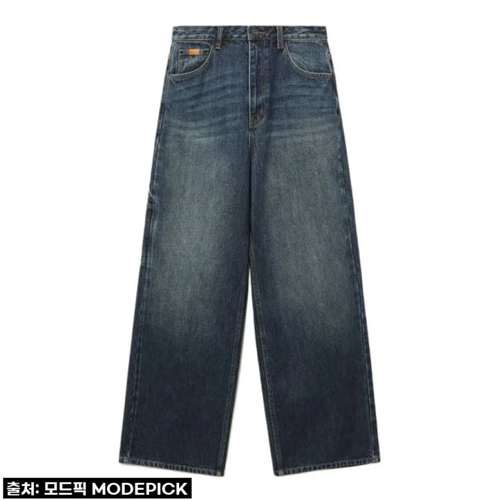 진정한 스트릿 감성, 베이프 우먼즈 바지 BAPY SHADOW PATCH JEANS 직접 입어보니!