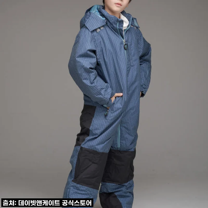 우리 아이 겨울왕국 탐험대 필수템! 데이빗앤케이트 주니어 올인원 스키복 보드복 RANGER, 직접 입혀보니?