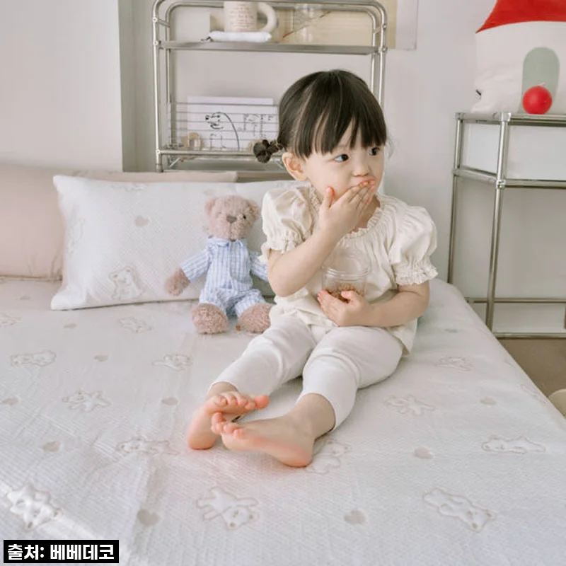 베베데코 히말라야 포르페 냉감 양면 방수패드, 우리 아가 꿀잠 비결 찾았어요! (내돈내산 솔직 후기)