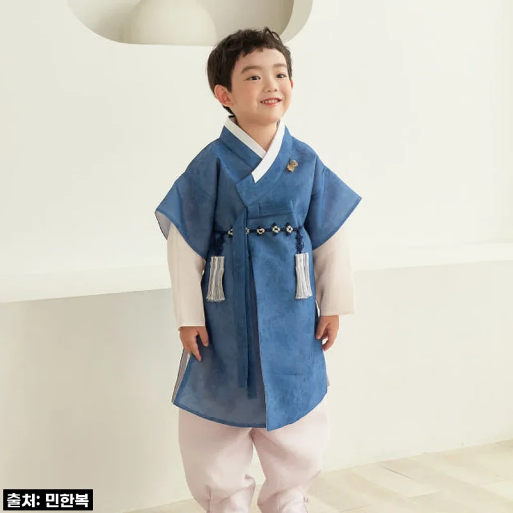 민한복 해찬 도령 프리미엄 남아 도령 한복 사용후기와 제품 소개
