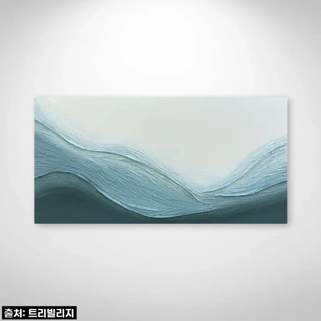 [Gallery Edition] 핸드메이드 입체 추상화 거실 인테리어 원화 그림 사용후기