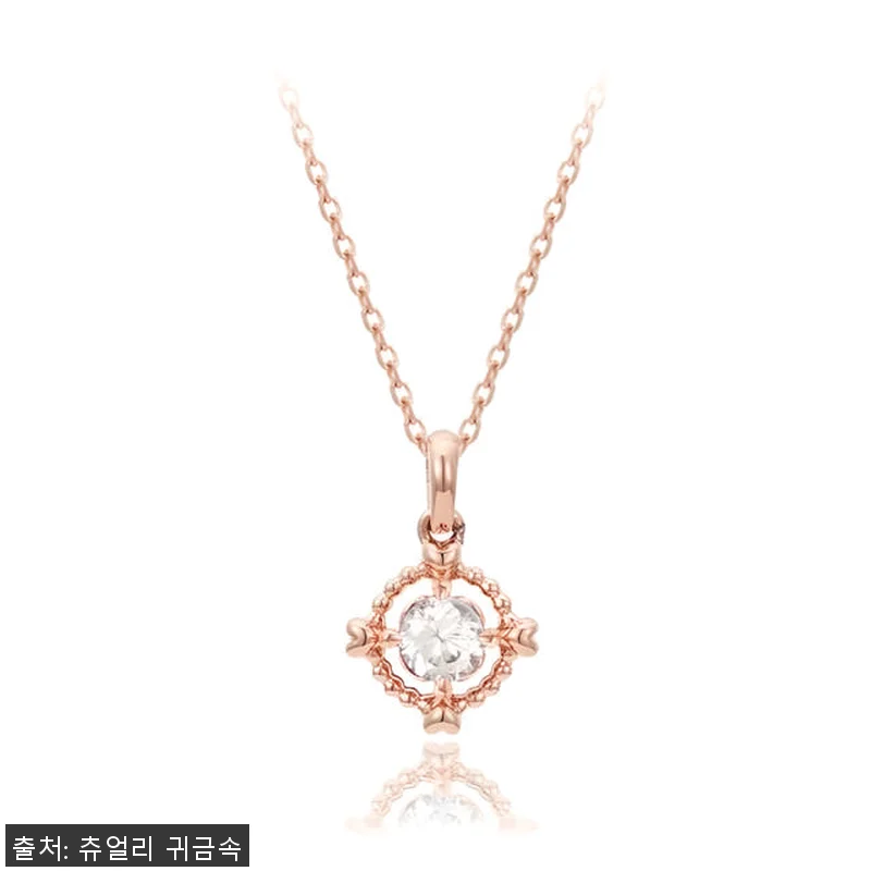 14k 18k 4월탄생석 화이트큐빅 관련 이미지 1