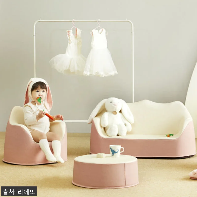 리에또 코지 유아소파 2인용 친환경소 관련 이미지 1