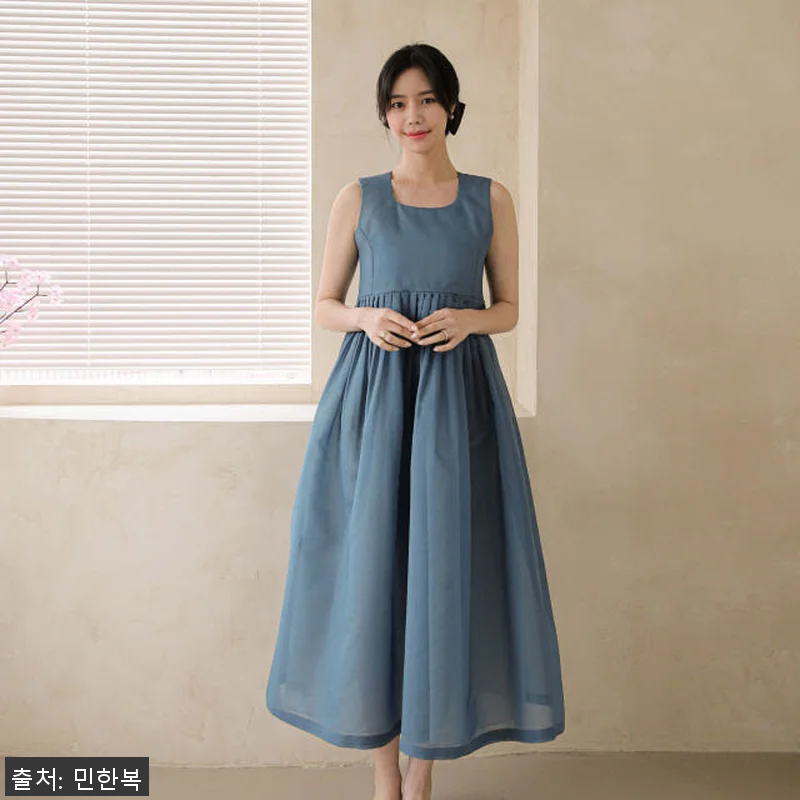민한복 멜로디 생활한복 드레스 원피스 관련 이미지 1