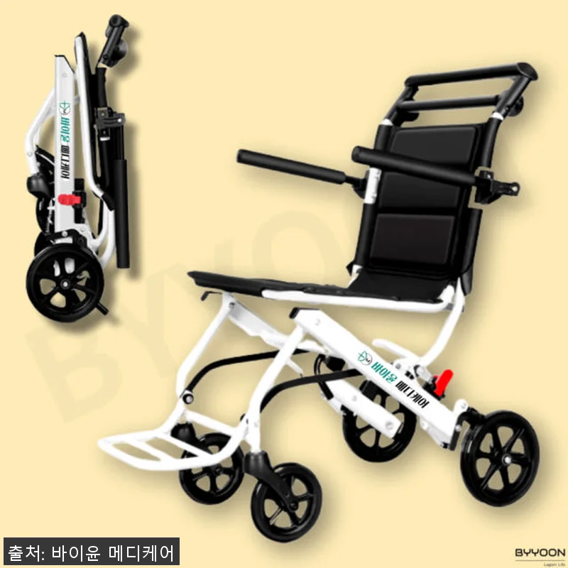 경량 휠체어 여행용 초경량 휴대용 접 관련 이미지 1