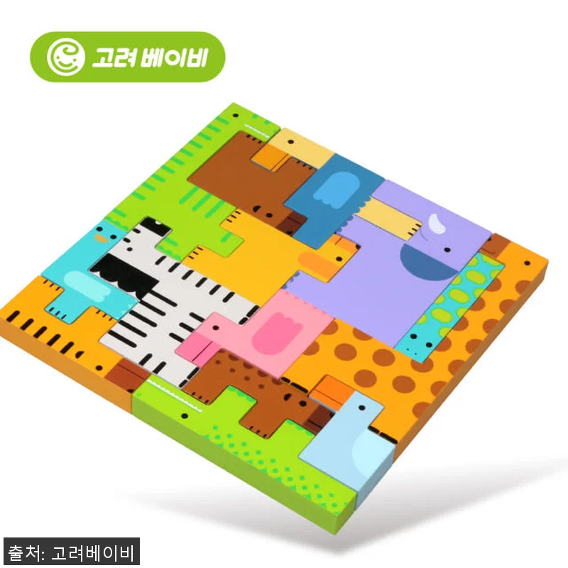 고려베이비 원목장난감 나무 우드 블럭 관련 이미지 1
