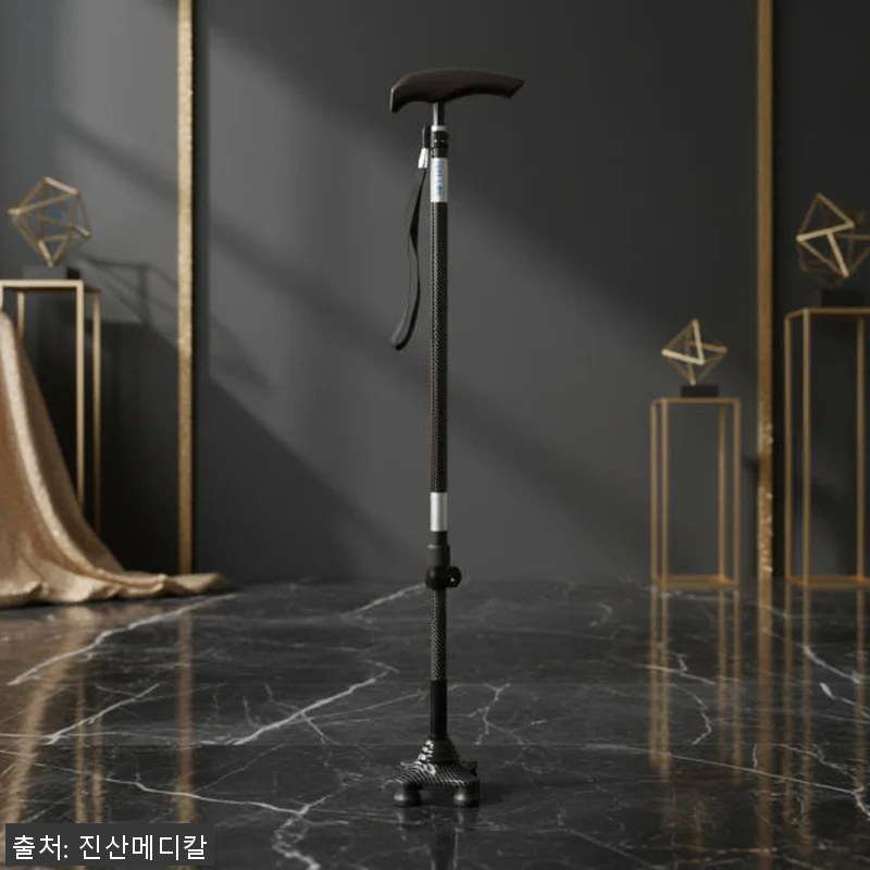 웰비 카본 네발 지팡이 고급형 WB- 관련 이미지 1
