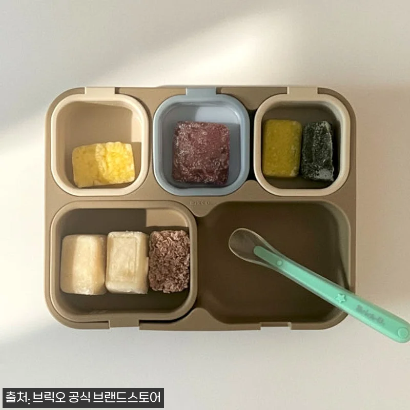브릭오 아기 이유식 흡착식판 소분용기 관련 이미지 1