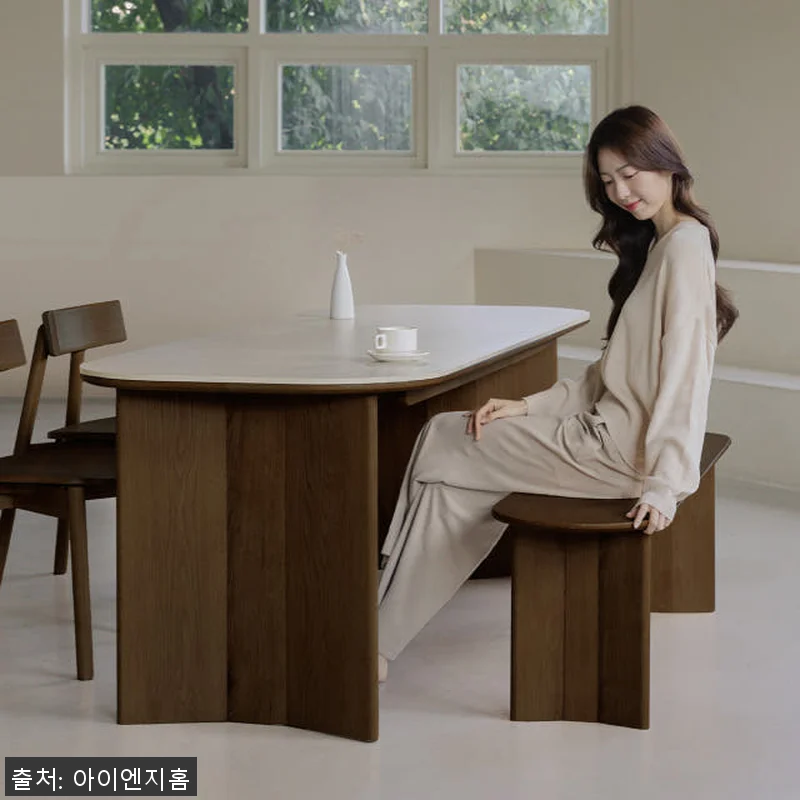 데네브 세라믹 식탁 4인용 원목 포세 관련 이미지 2