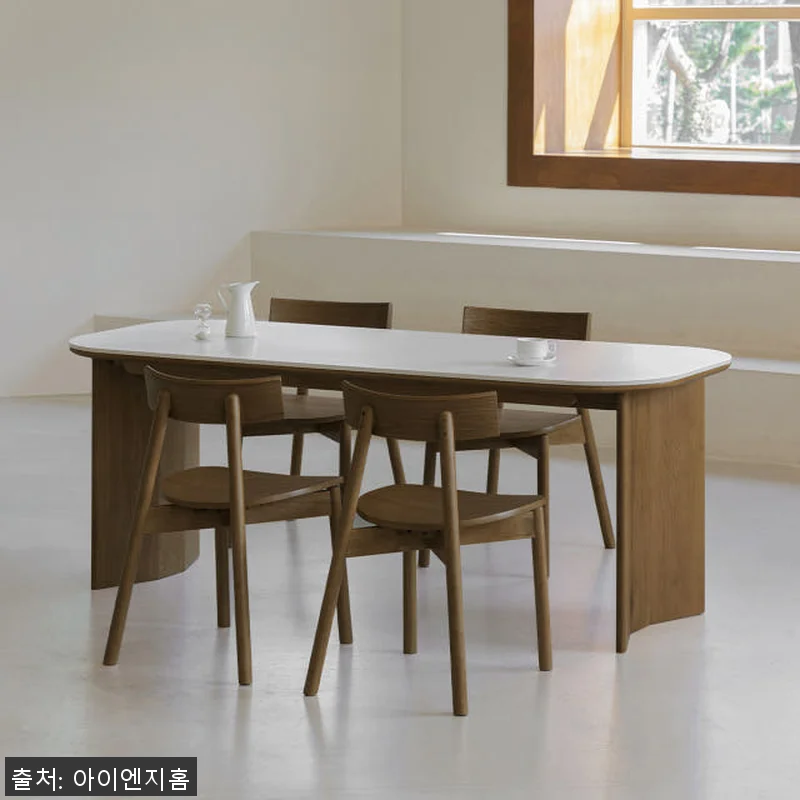 데네브 세라믹 식탁 4인용 원목 포세 관련 이미지 3