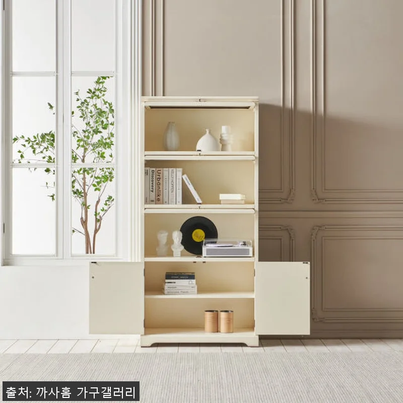까사홈 헤이미 엔틱 아이보리 원목 장 관련 이미지 3