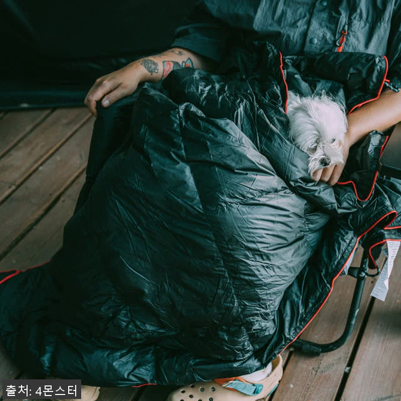 4몬스터 덕다운 캠핑 블랭킷 사용후기 관련 이미지 2