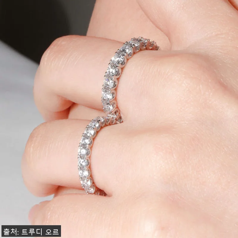 랩 다이아 2.5mm 엔젤릭 링 반지 관련 이미지 2