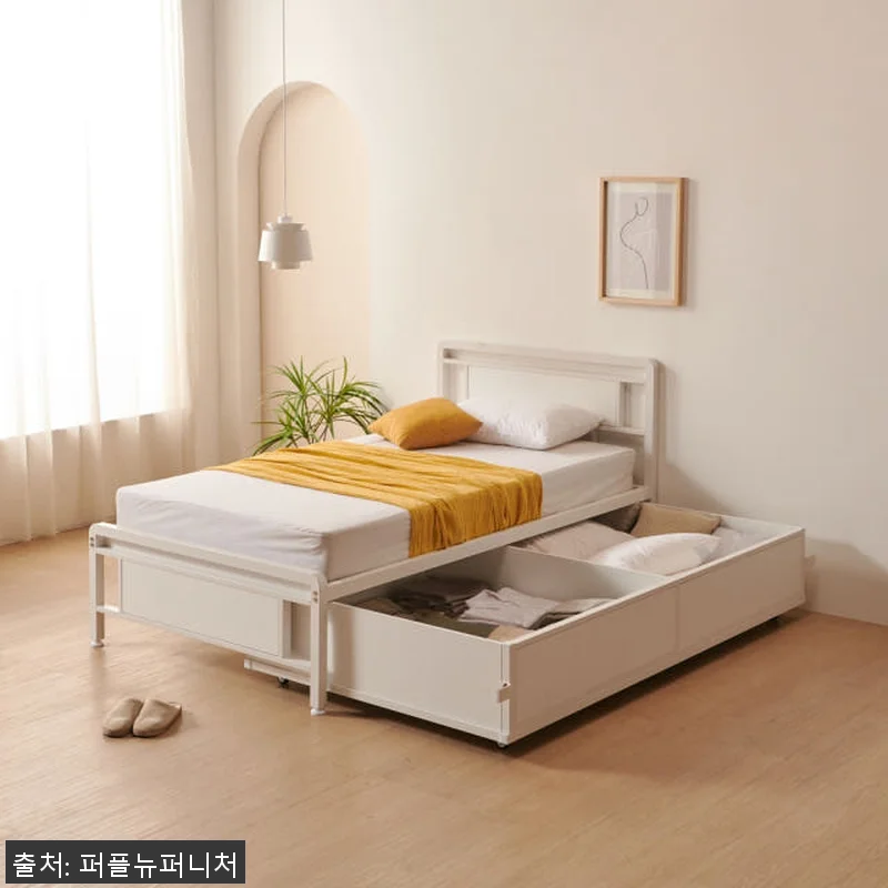 퍼프린 철제 슬라이딩수납침대 빅수납 관련 이미지 4