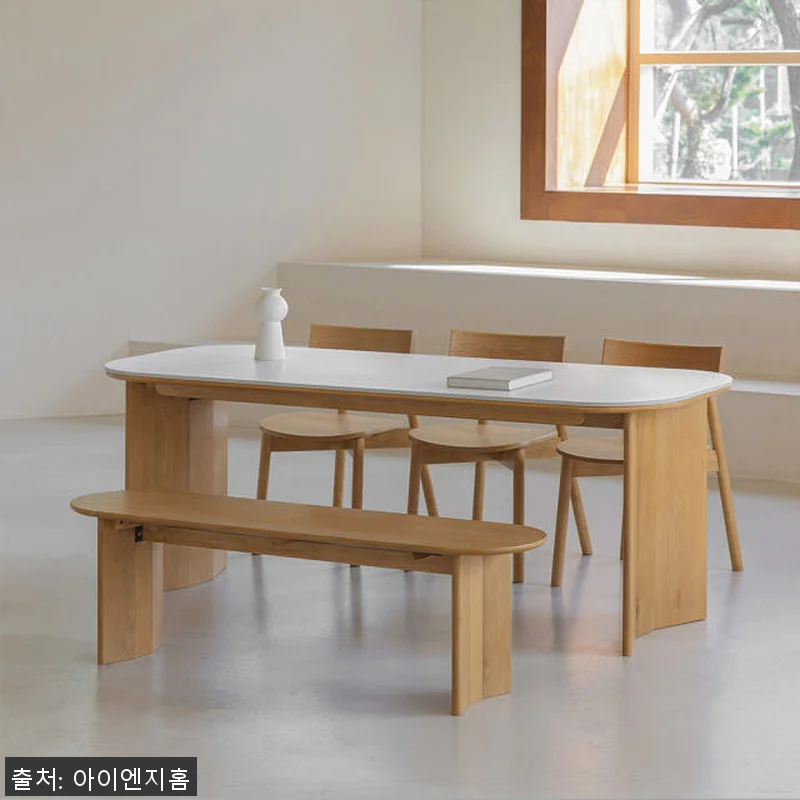 데네브 세라믹 식탁 4인용 원목 포세 관련 이미지 4