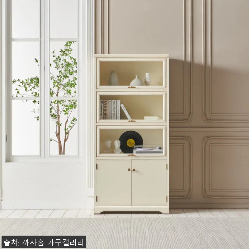 까사홈 헤이미 엔틱 아이보리 원목 장 관련 이미지 4